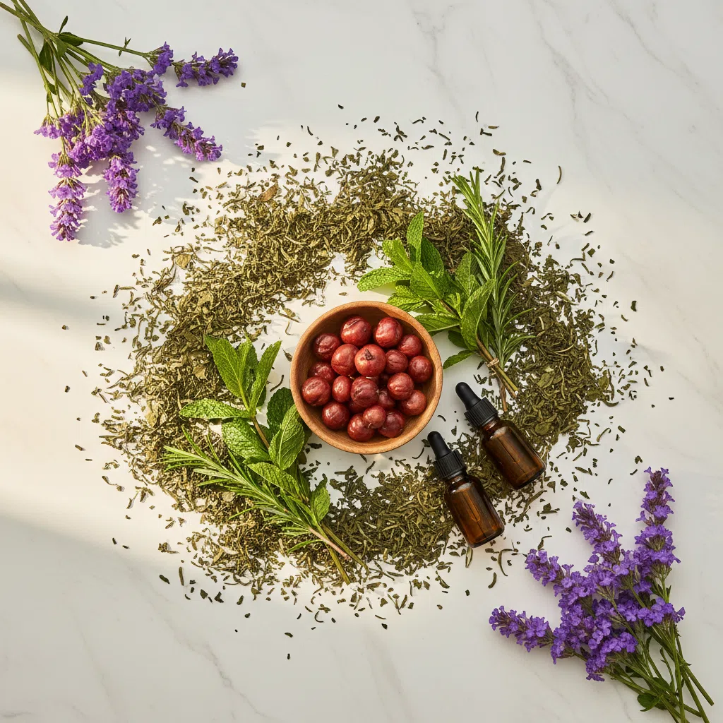 Plantaardige ingrediënten van Ozalyn - groene thee, guarana en kruidenextracten